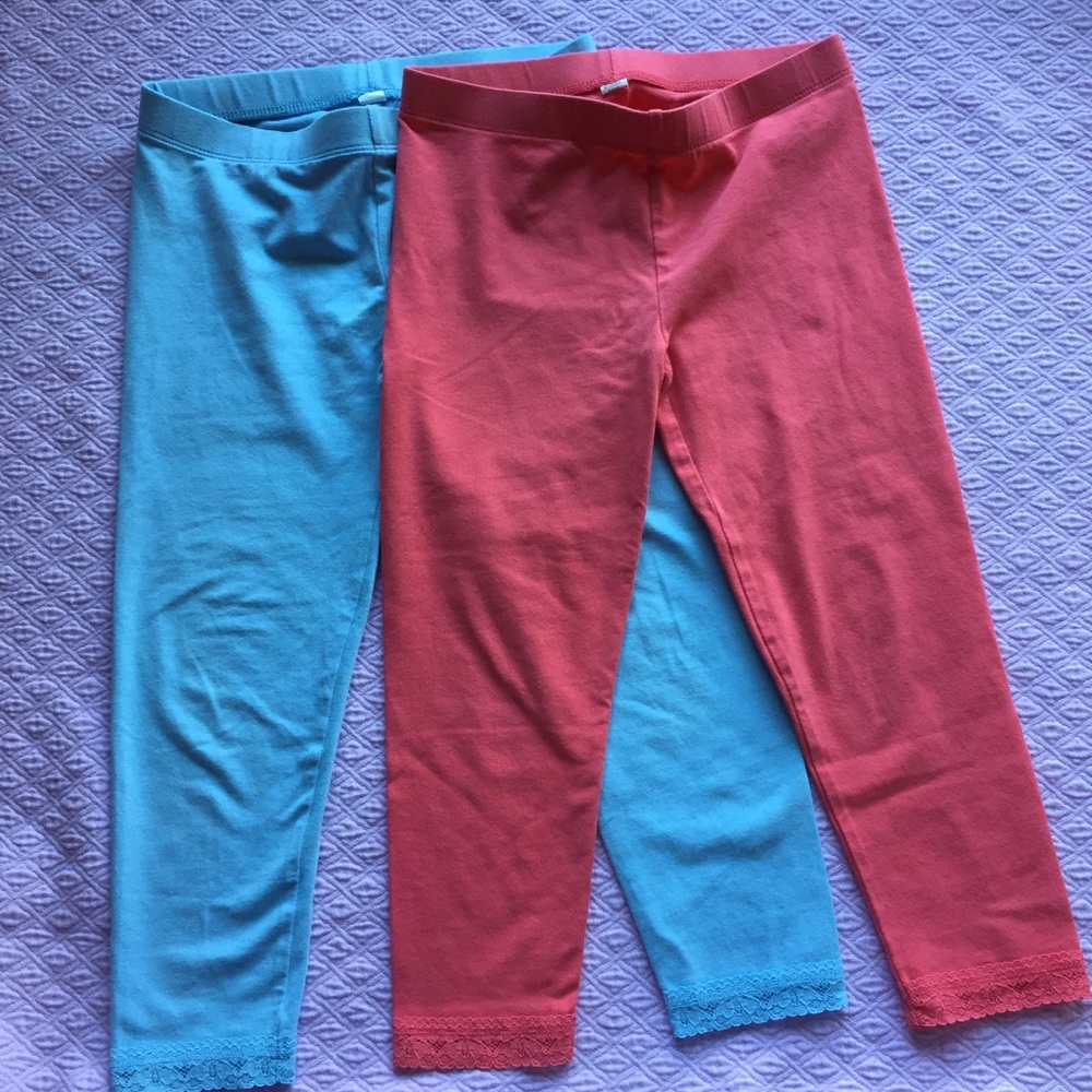 Girls leggings  size 7-8